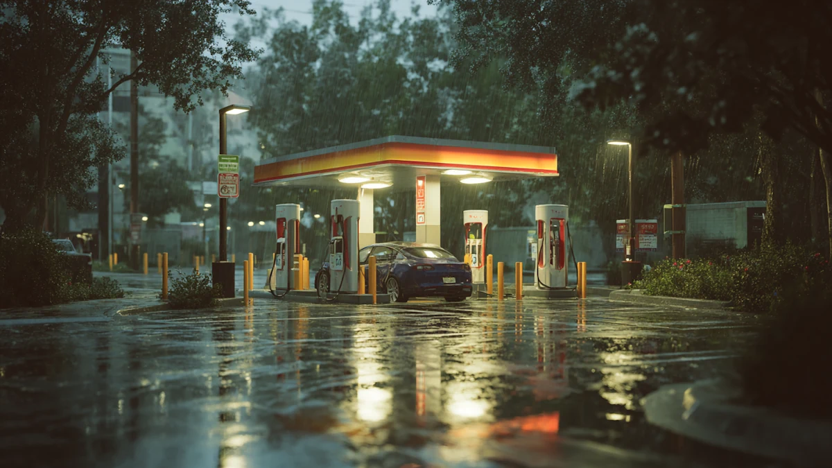 Cách sử dụng bộ sạc EV công cộng